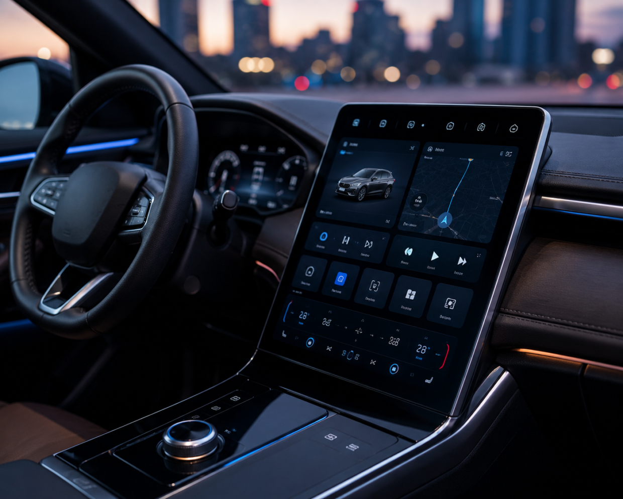 Touchscreen Dashboards Are Replacing Physical Car Controls