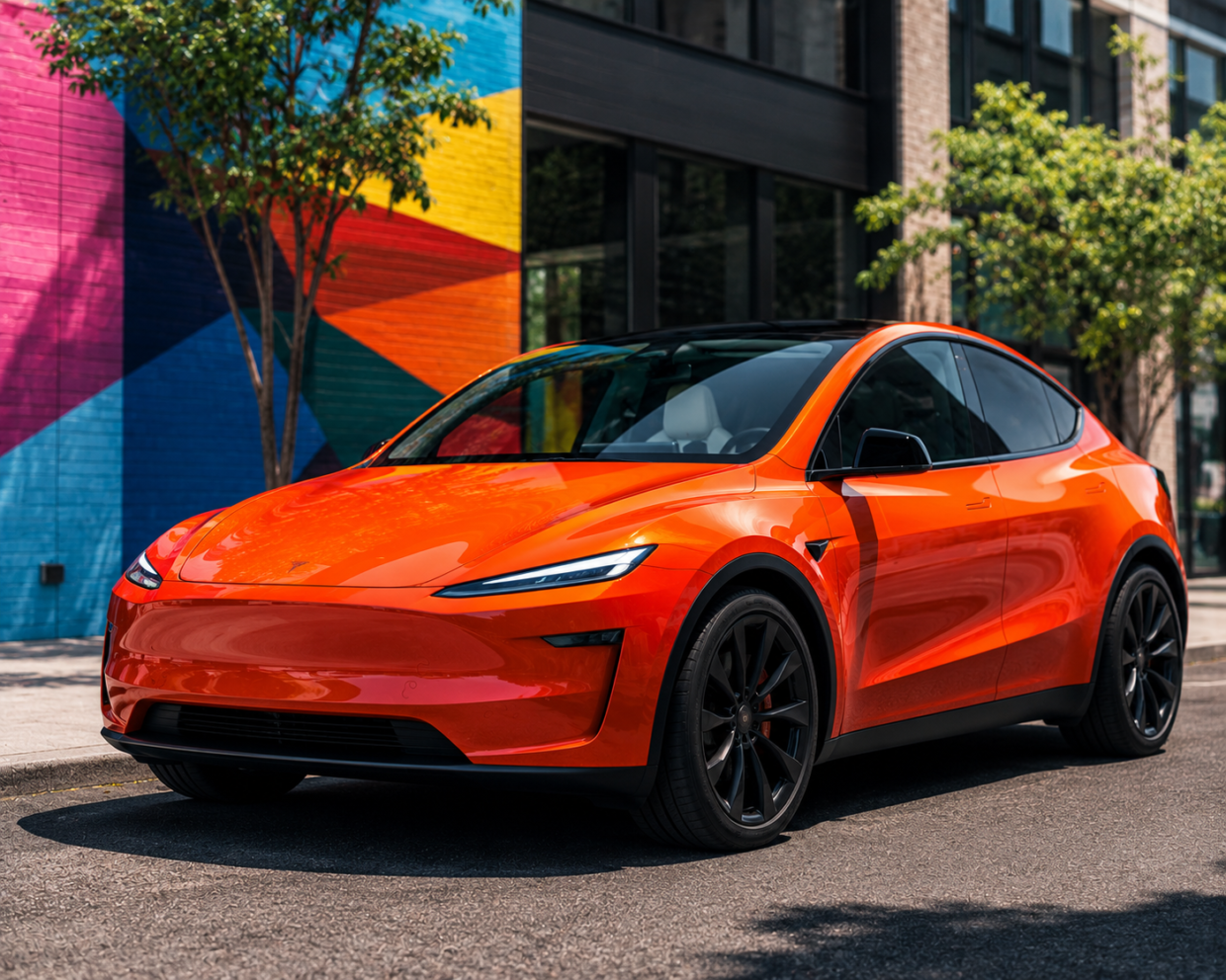 Bold Colors Are Replacing Beige as the Default Electric Vehicle Look