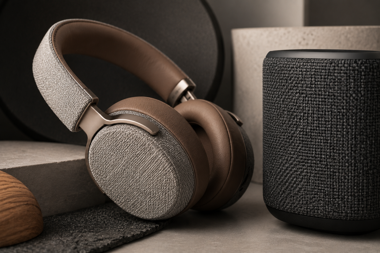 Textured Fabric Finishes Are Becoming a Signature Look in Audio Gear